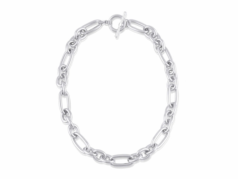 Maude Oval Links Tbar Statement Necklace