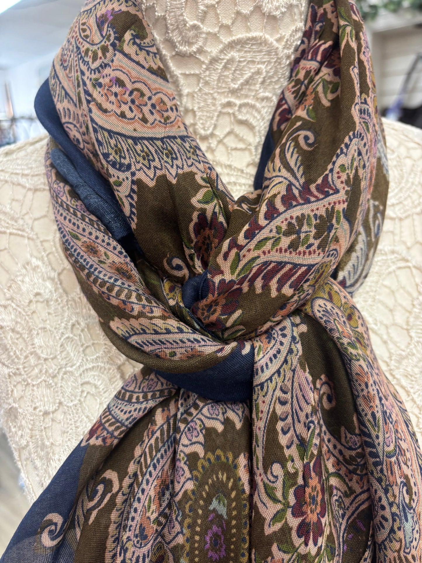 Sage light weight scarf