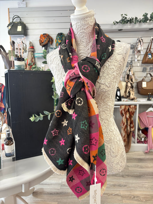Betty LV designer inspired scarf