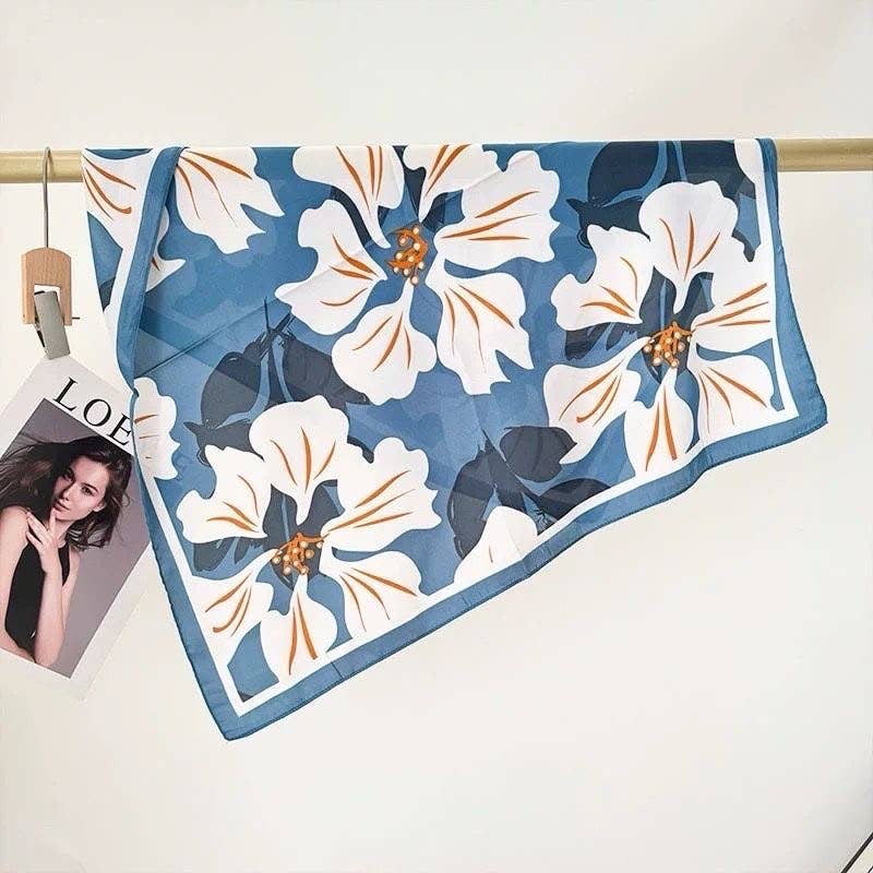 Ash Silk-touch scarf 70x70