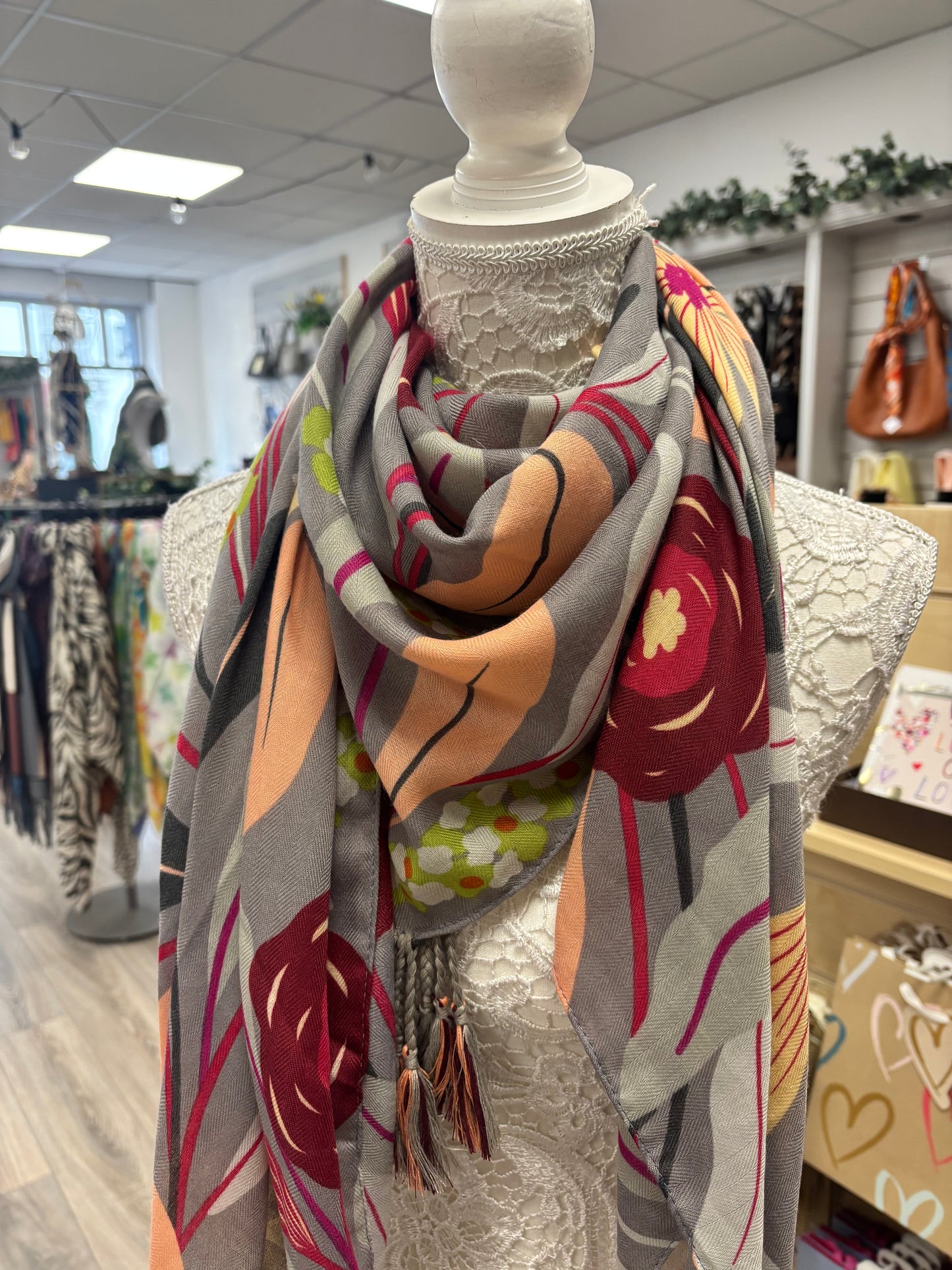 Mona tassle scarf