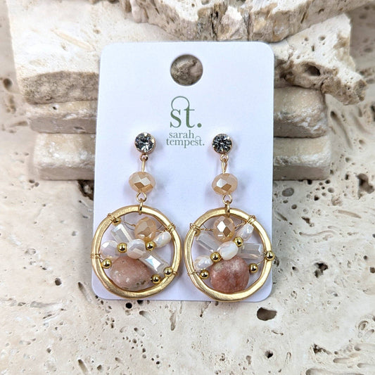Lynsay Luxury beaded earrings
