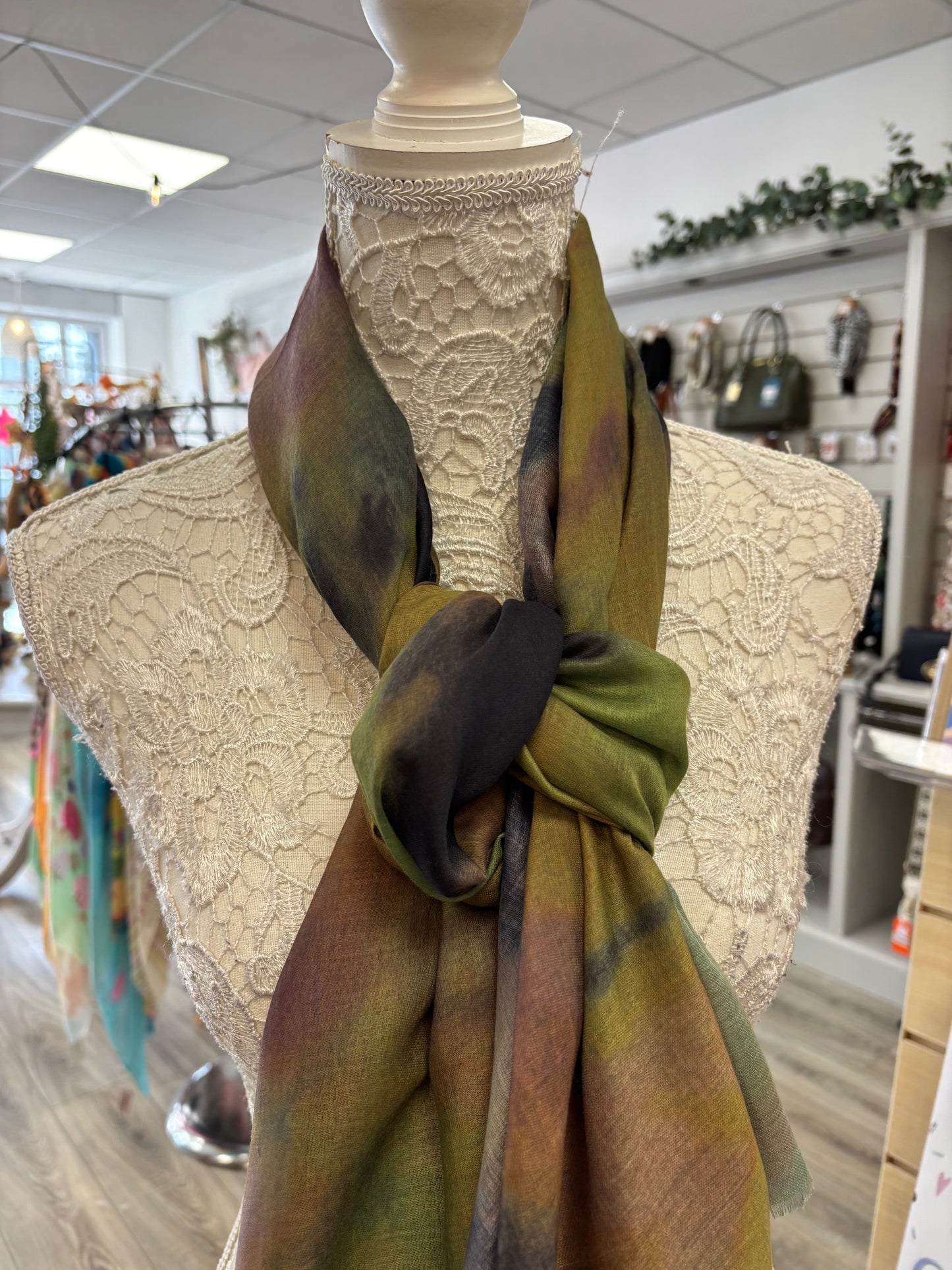 Cari abstract print scarf