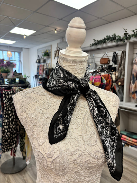 Preena paisley print scarf