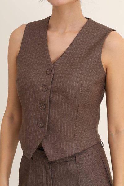 Demi Striped Waistcoat