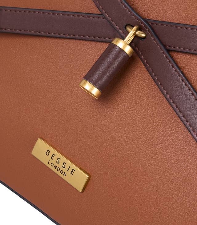 CHERRY CONTEMPORARY HARNESS SHOULDER BAG