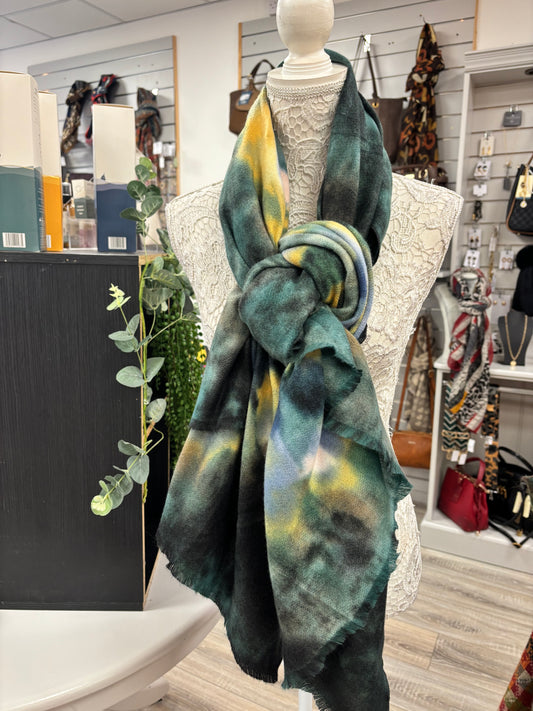 Georgia marble effect scarf