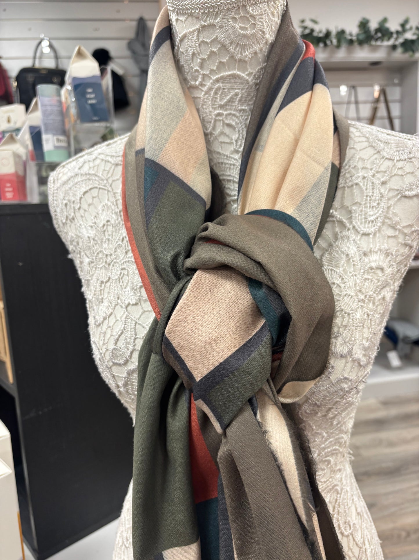 Phylis fine weight dressy scarf