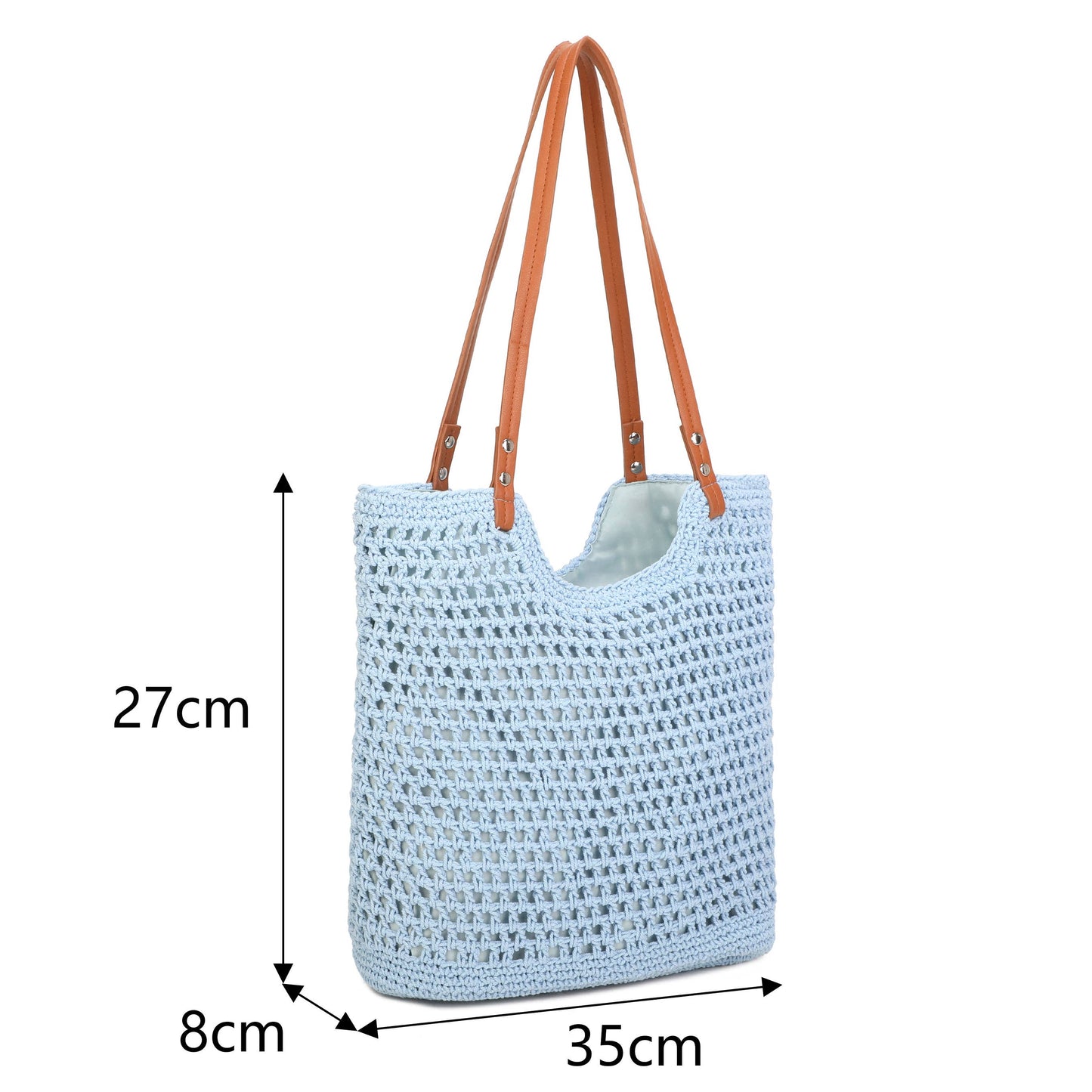 Charlotte Crochet Tote Bag