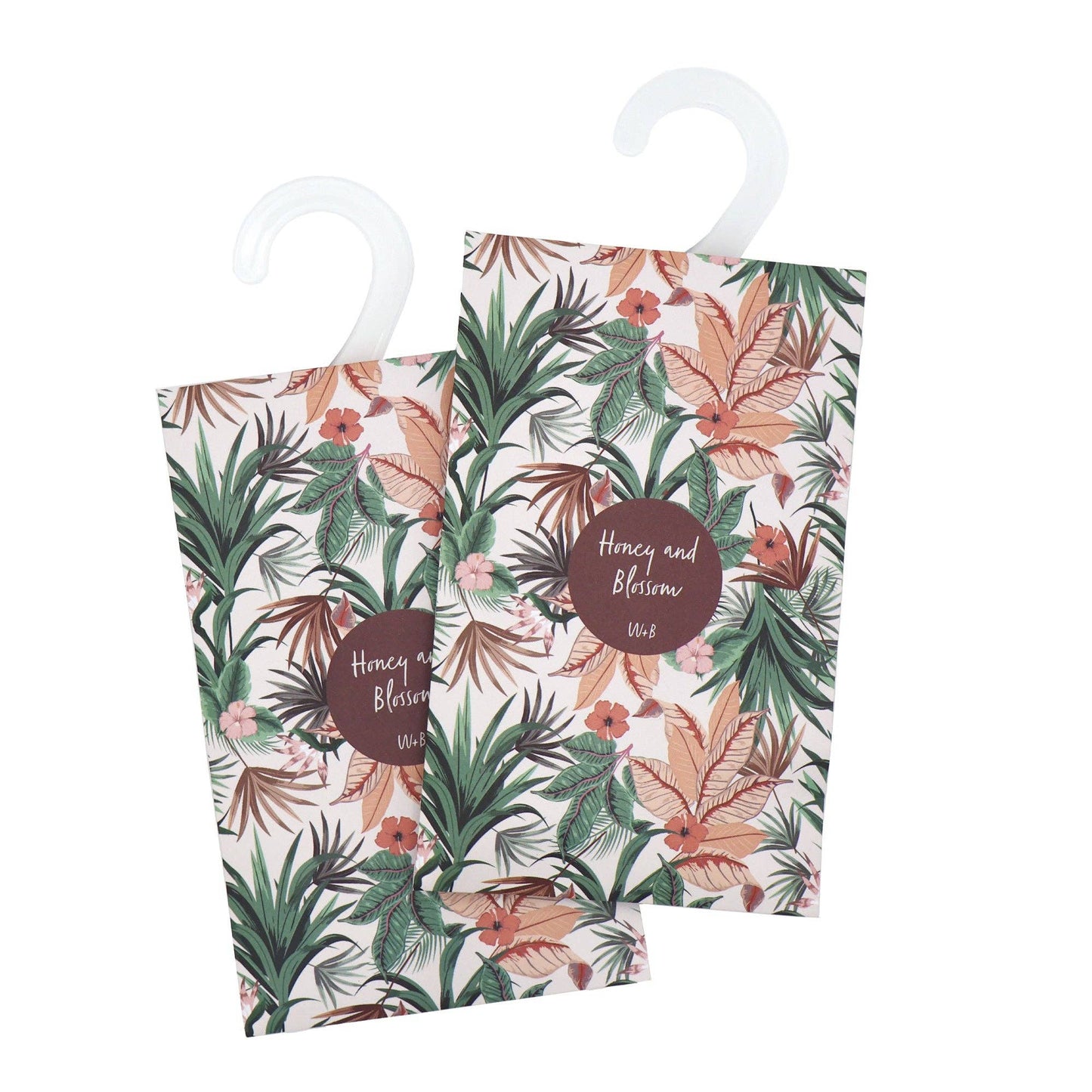 Willow and Belle Scented Hanging Sachet - Set of 4 Honey and Blossom - Tropical Design