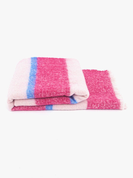 Zola scarf - Fuchsia/Blue, Block