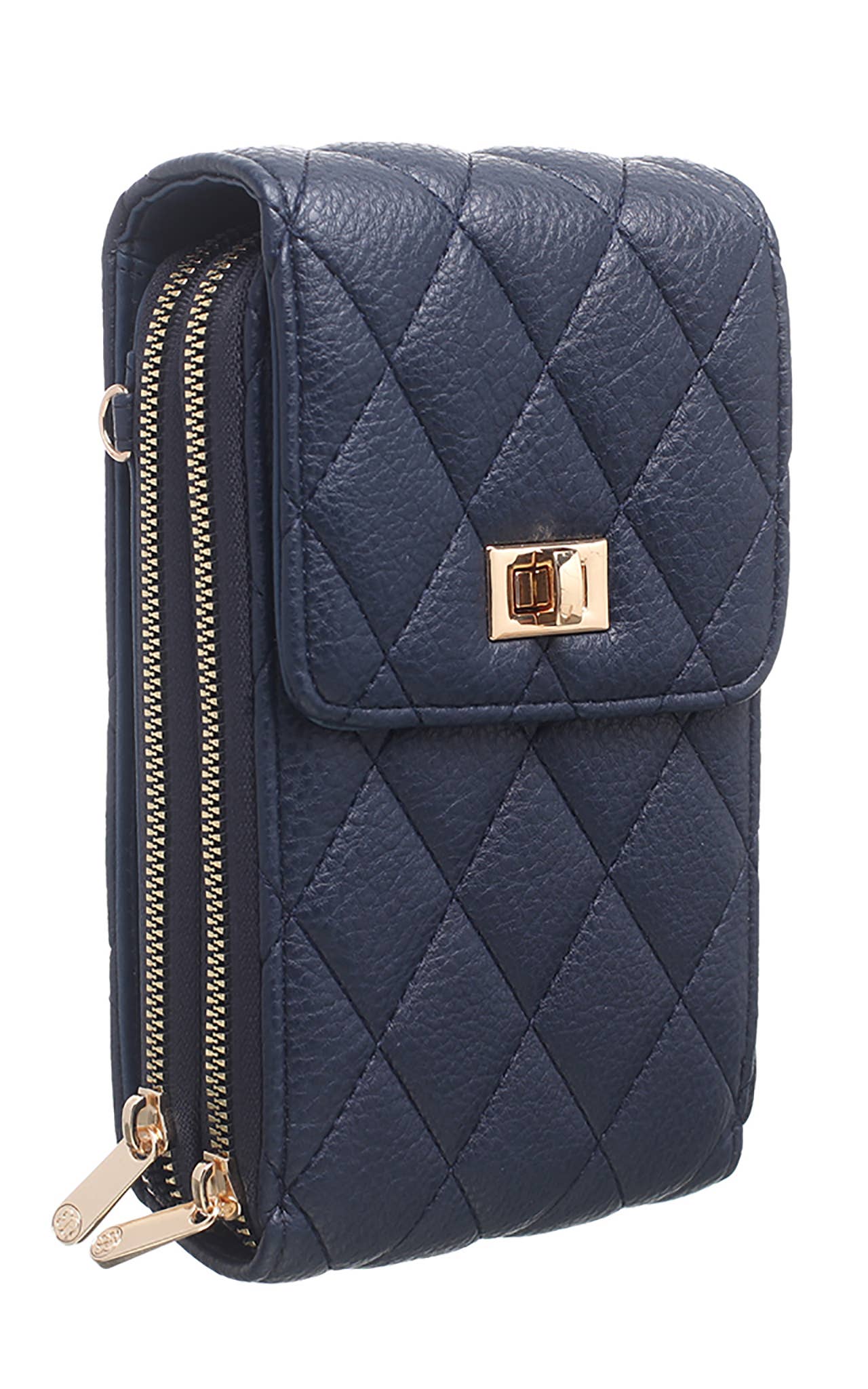 Shan Quilted Flap Top Phone Bag