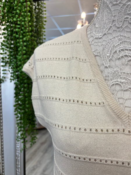 Sinja cap sleeve fine knit