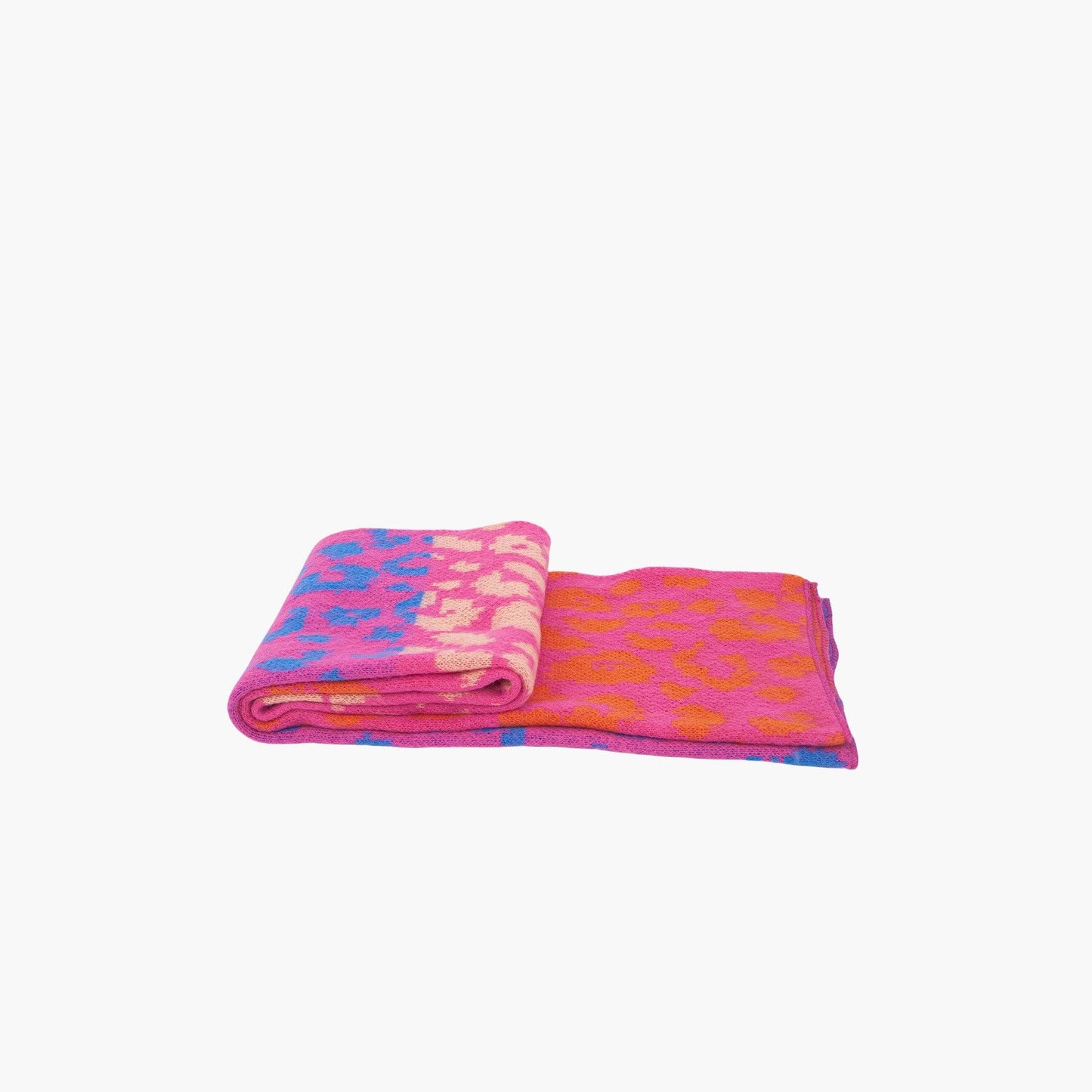 Kyra Pink Leopard Heavyweight Scarf