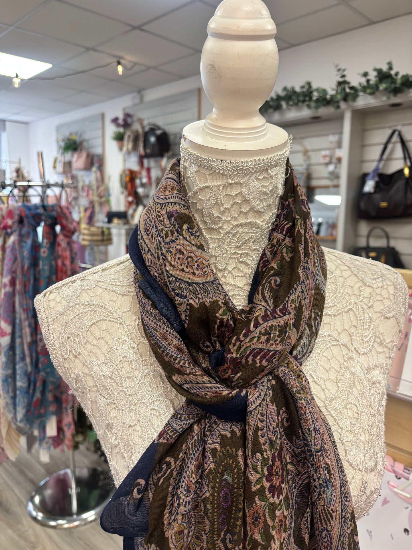 Sage light weight scarf