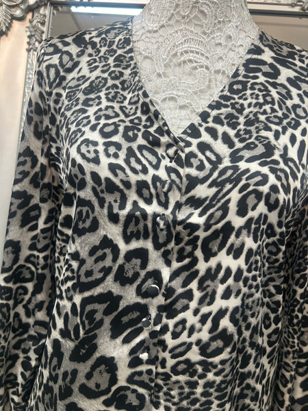 Hollie Leopard print blouse