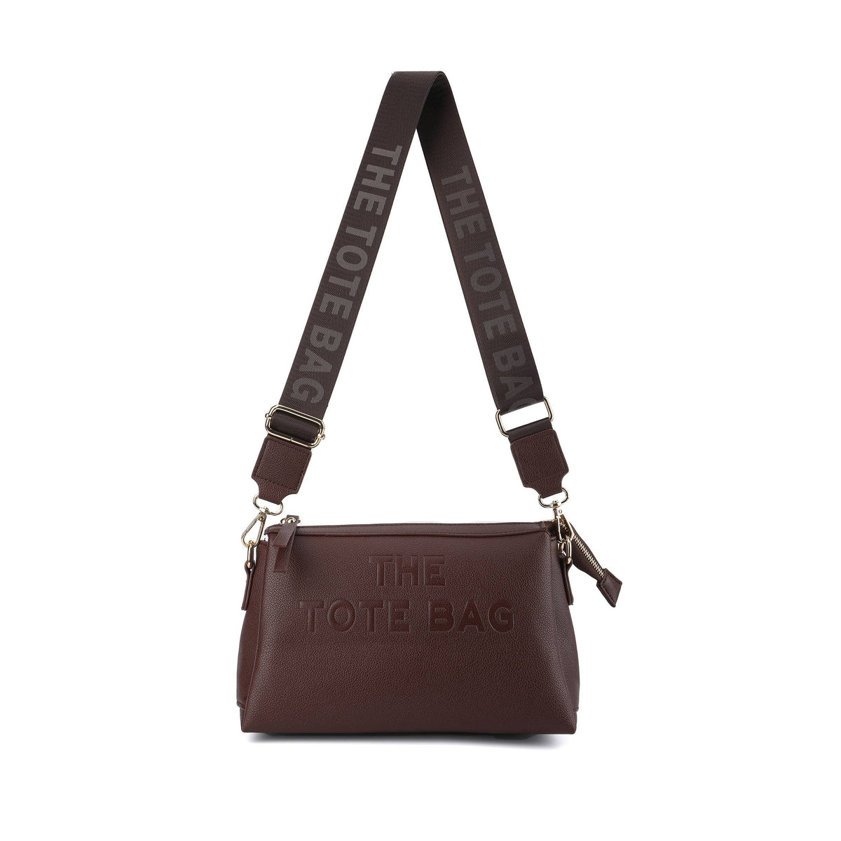 Marco Canvas Strap Zip Top 3 Compartments Crossbody