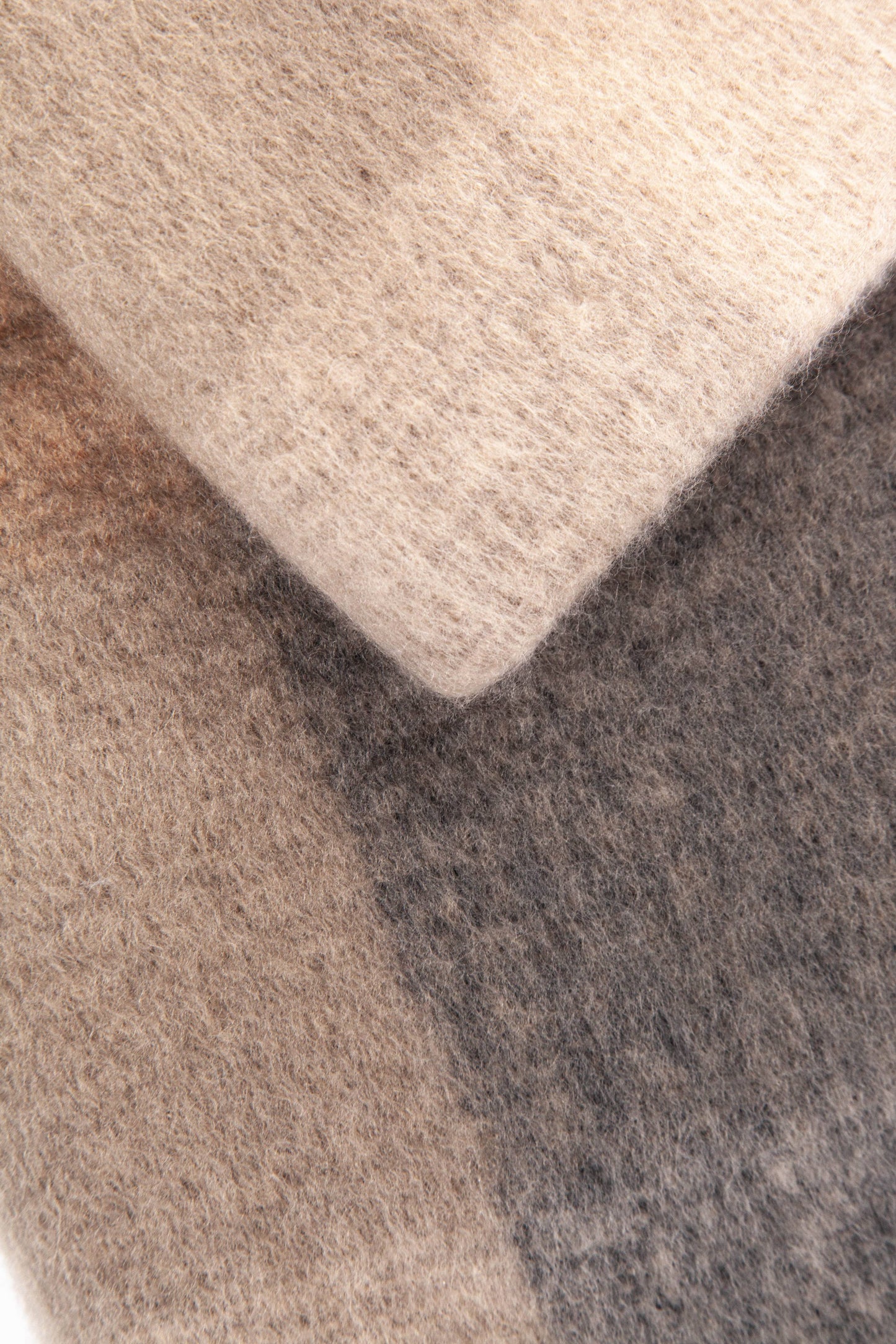 Allie Heavyweight Scarf - Neutral, Square Colour Block