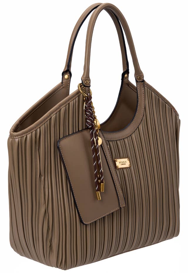 Siena SMART PLEATED SHOULDER TOTE