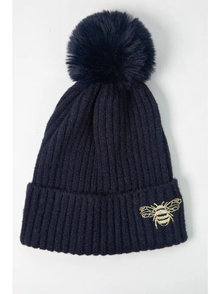 Bee Pom Pom Hat