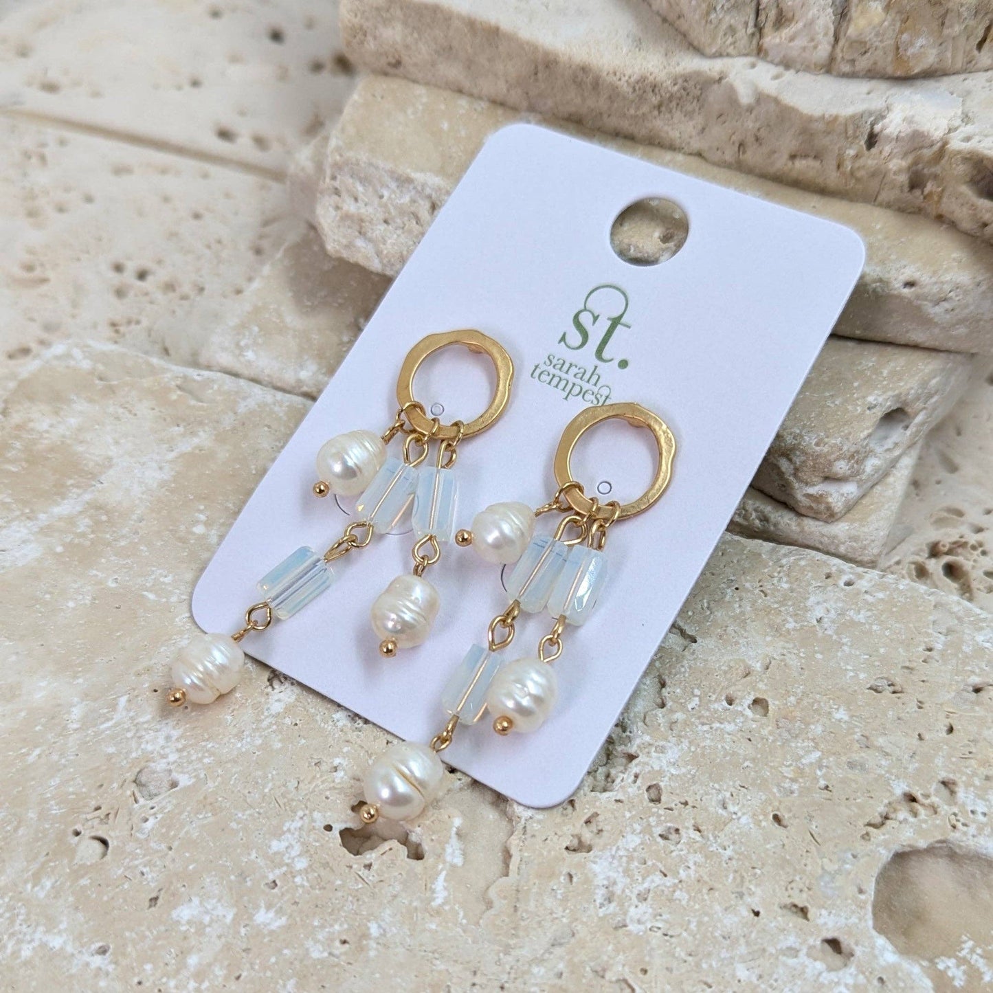 Lucy Luxury beaded earrings