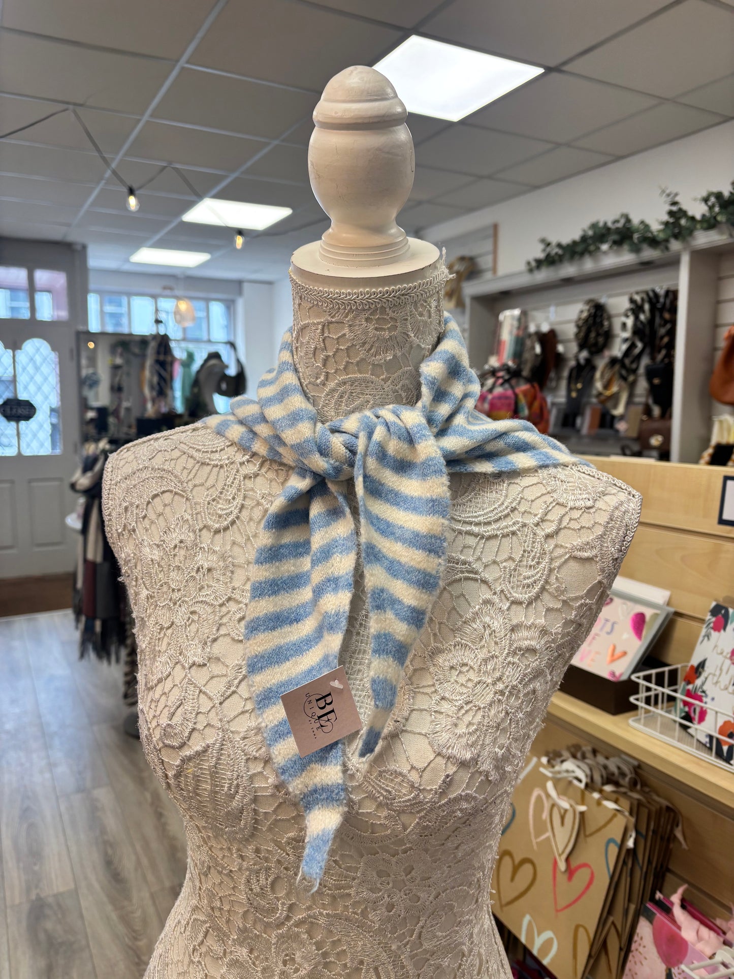 Delta fine knit scarf