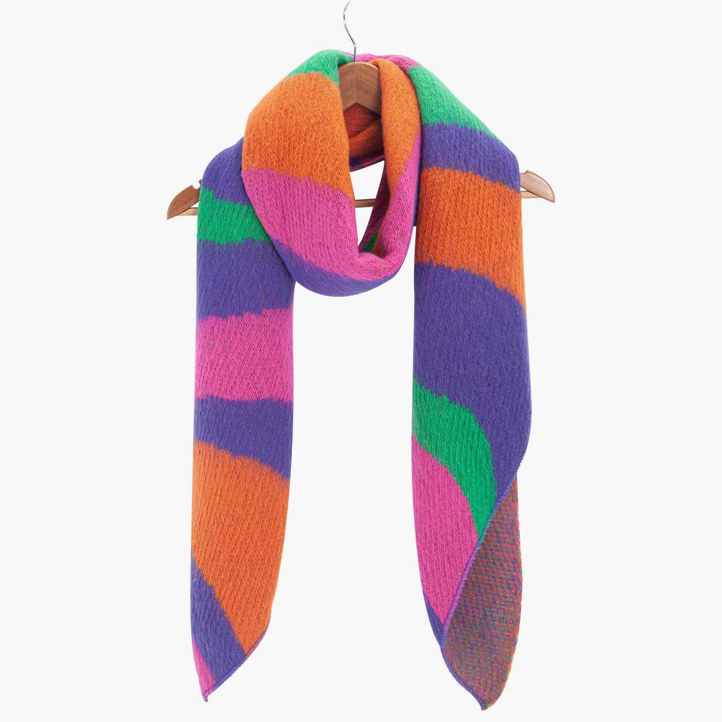 Ramona Multi Colour Waves Heavyweight Scarf
