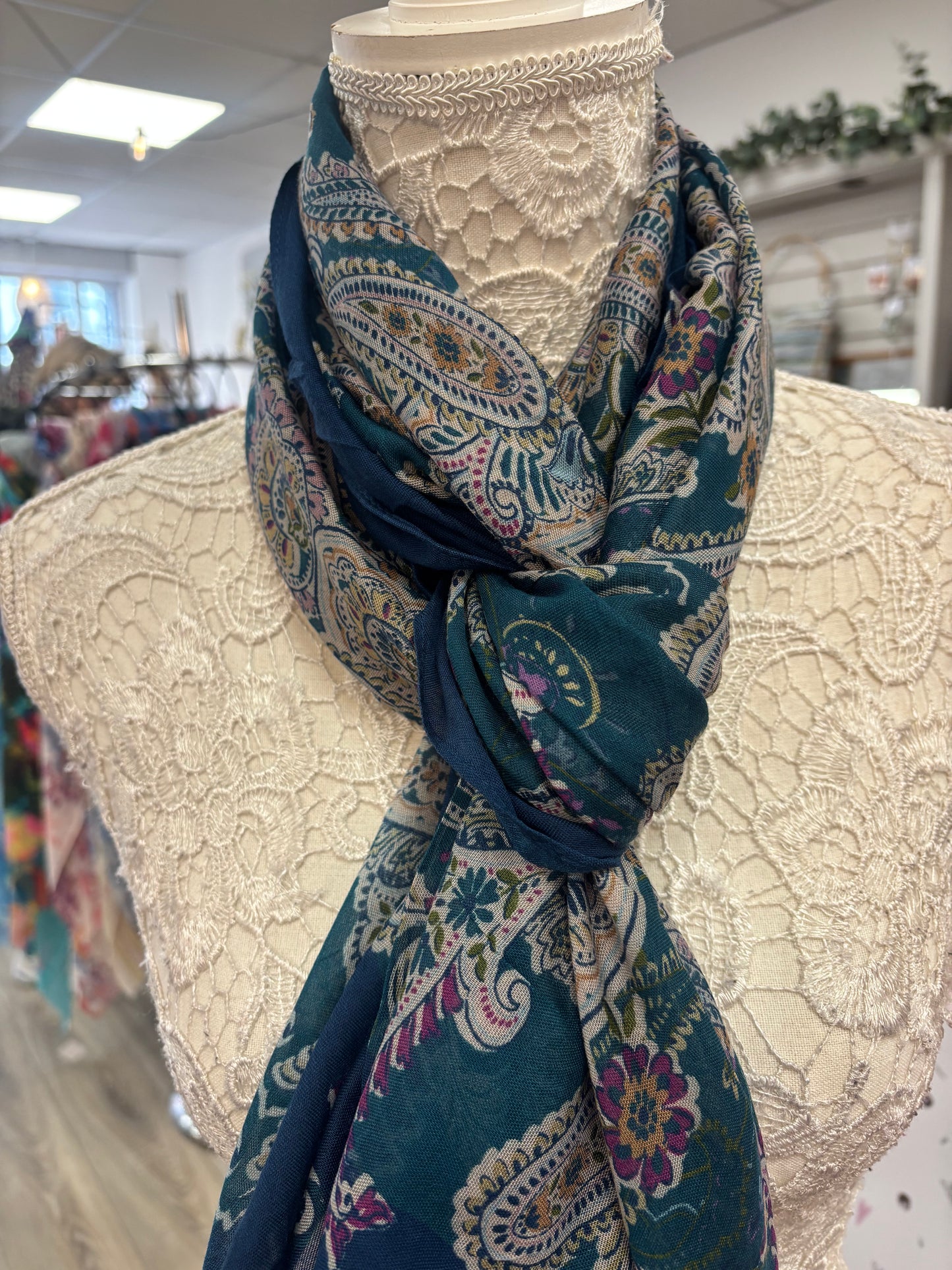 Ginger light weight autumn scarf