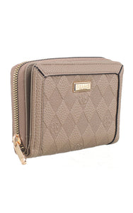 STEPH SMALL DIAMOND PATTERN WALLET