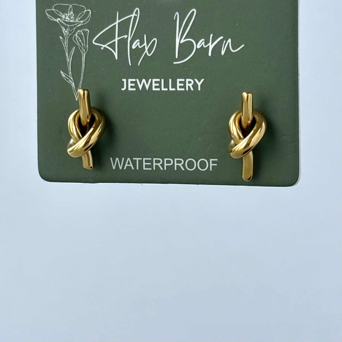 Knot Studs Tarnish Resistant