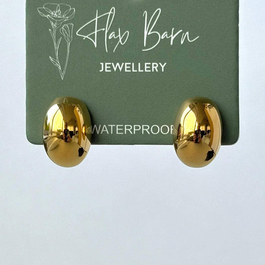 Pebble Studs Tarnish Resistant
