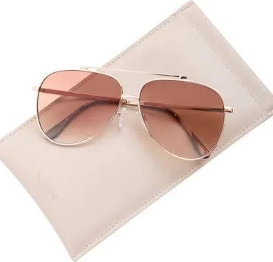 B.Young WIYA Sunglasses in "Gold Aviator"