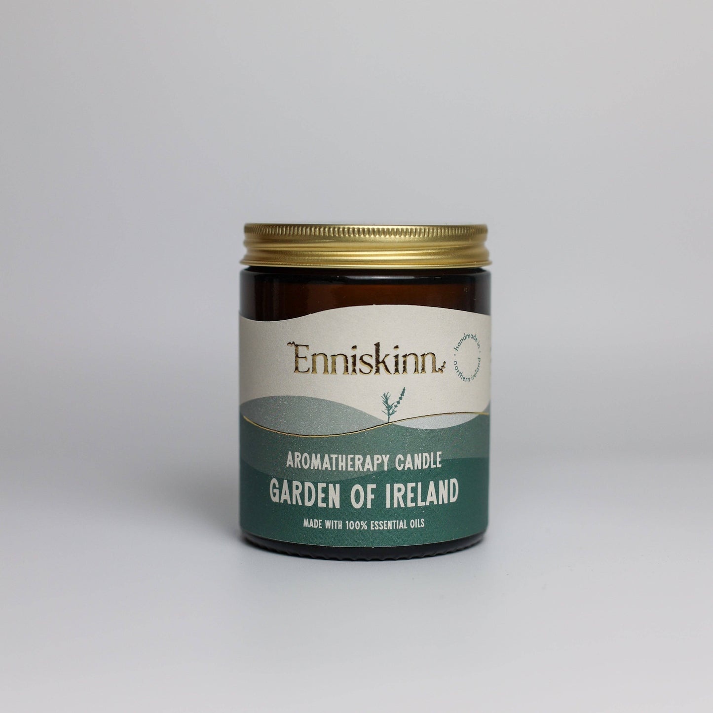 Aromatherapy candle - 100% essential oils -Garden of Ireland