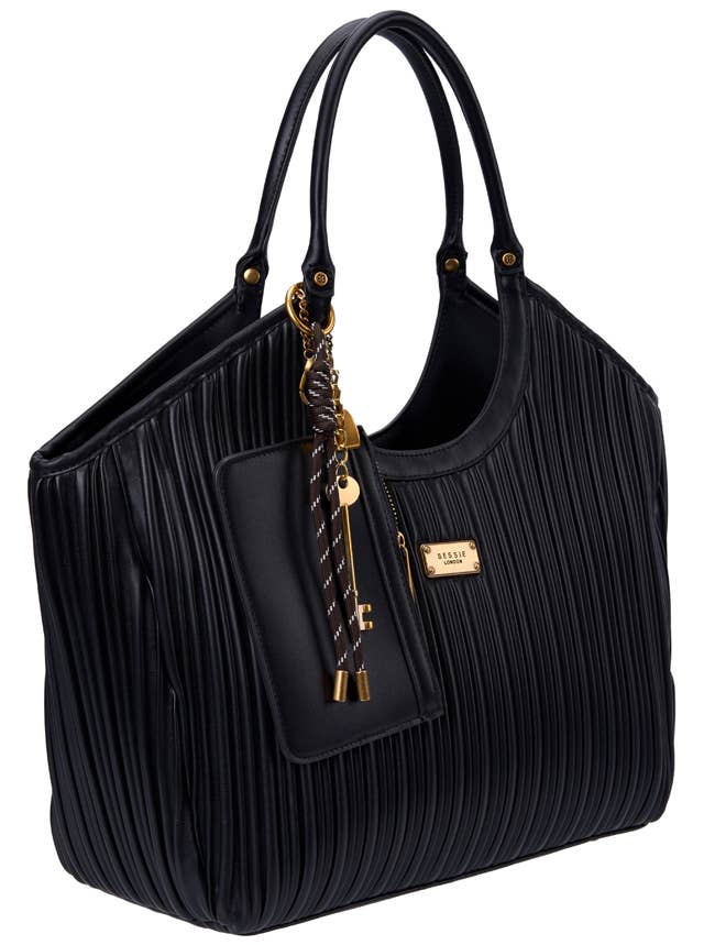 Siena SMART PLEATED SHOULDER TOTE