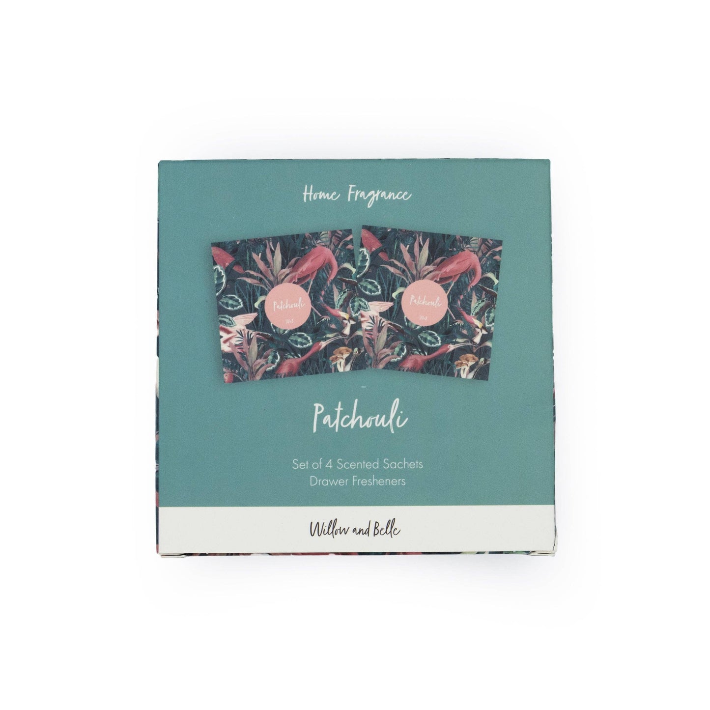Set of 4 Patchouli - Jungle Green Design