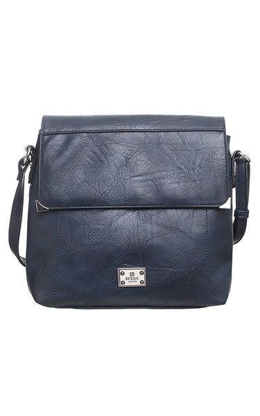 SUZANNE BUCKET CROSSBODY BAG WITH BACK ZIP POCKET