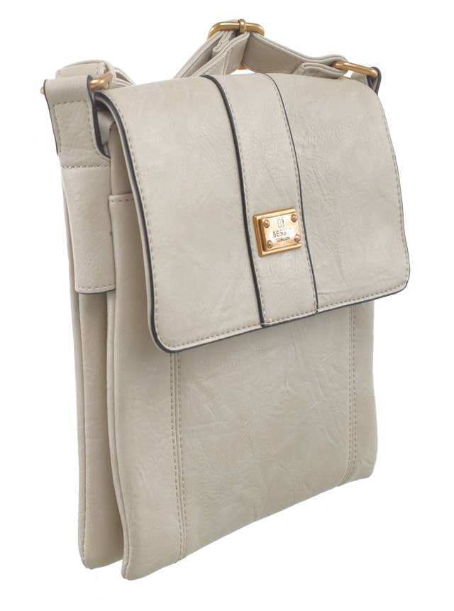 TESS TWO-POCKET BESSIE CROSS BODY BAG