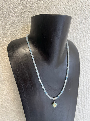 Belle Aquamarine Gemstone Necklace