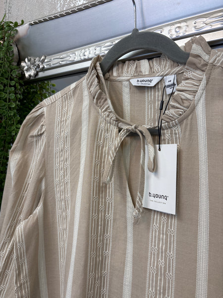 Liane beige cotton blouse