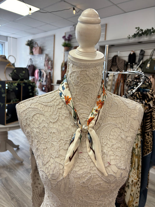 Ellis pearl scarf