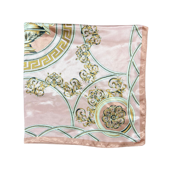 Lexi Lion Pattern Silk Touch Square Scarf