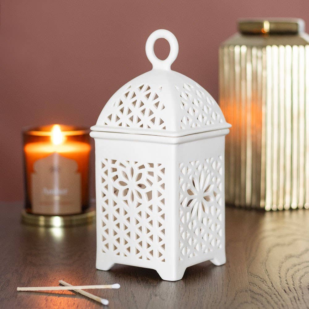 Lantern wax burner
