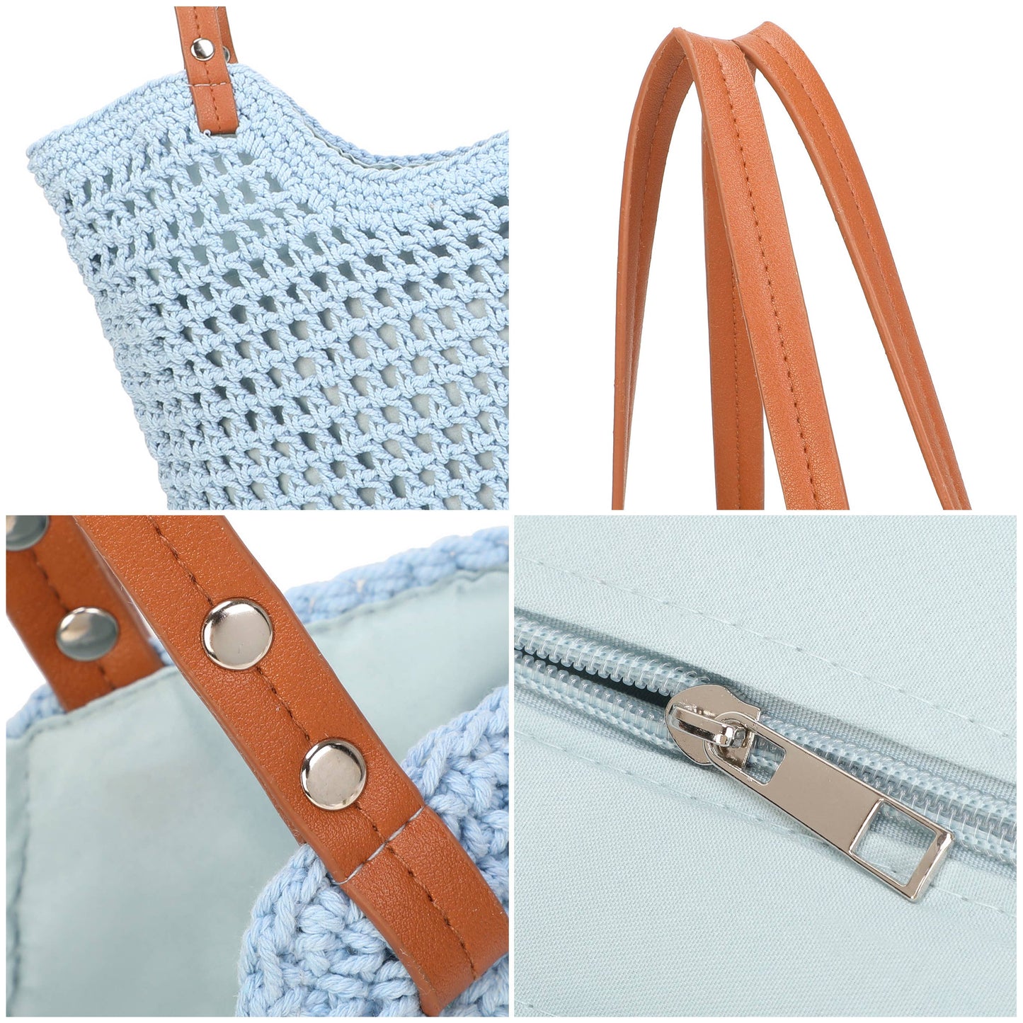 Charlotte Crochet Tote Bag