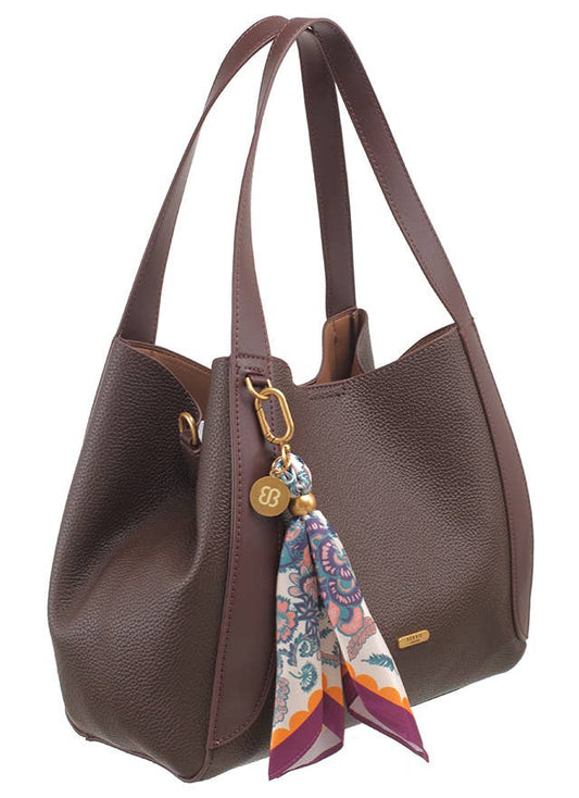 LILAH 2 IN 1 TOTE WITH SCARF