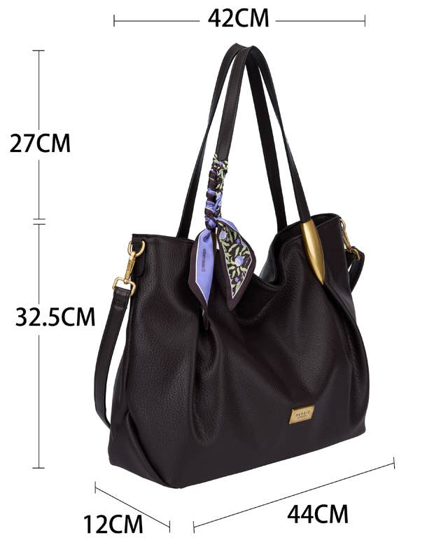Sheena SLOUCHY PEBBLED SHOULDER BAG