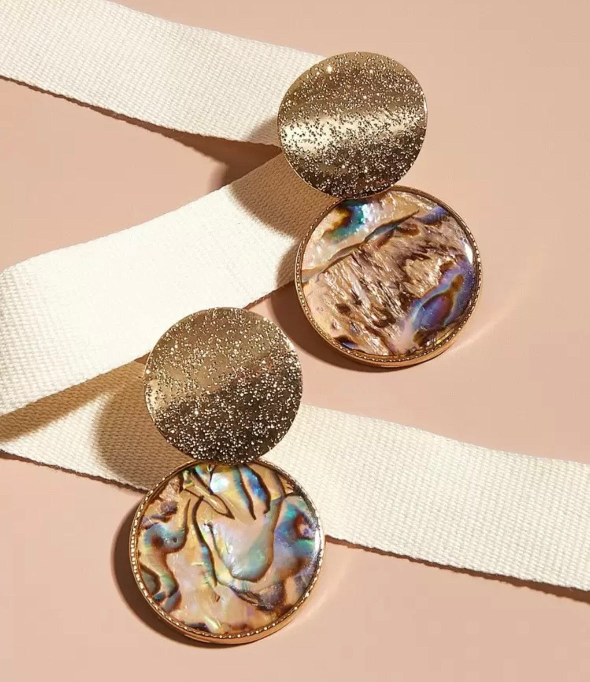 Kacey marble earrings