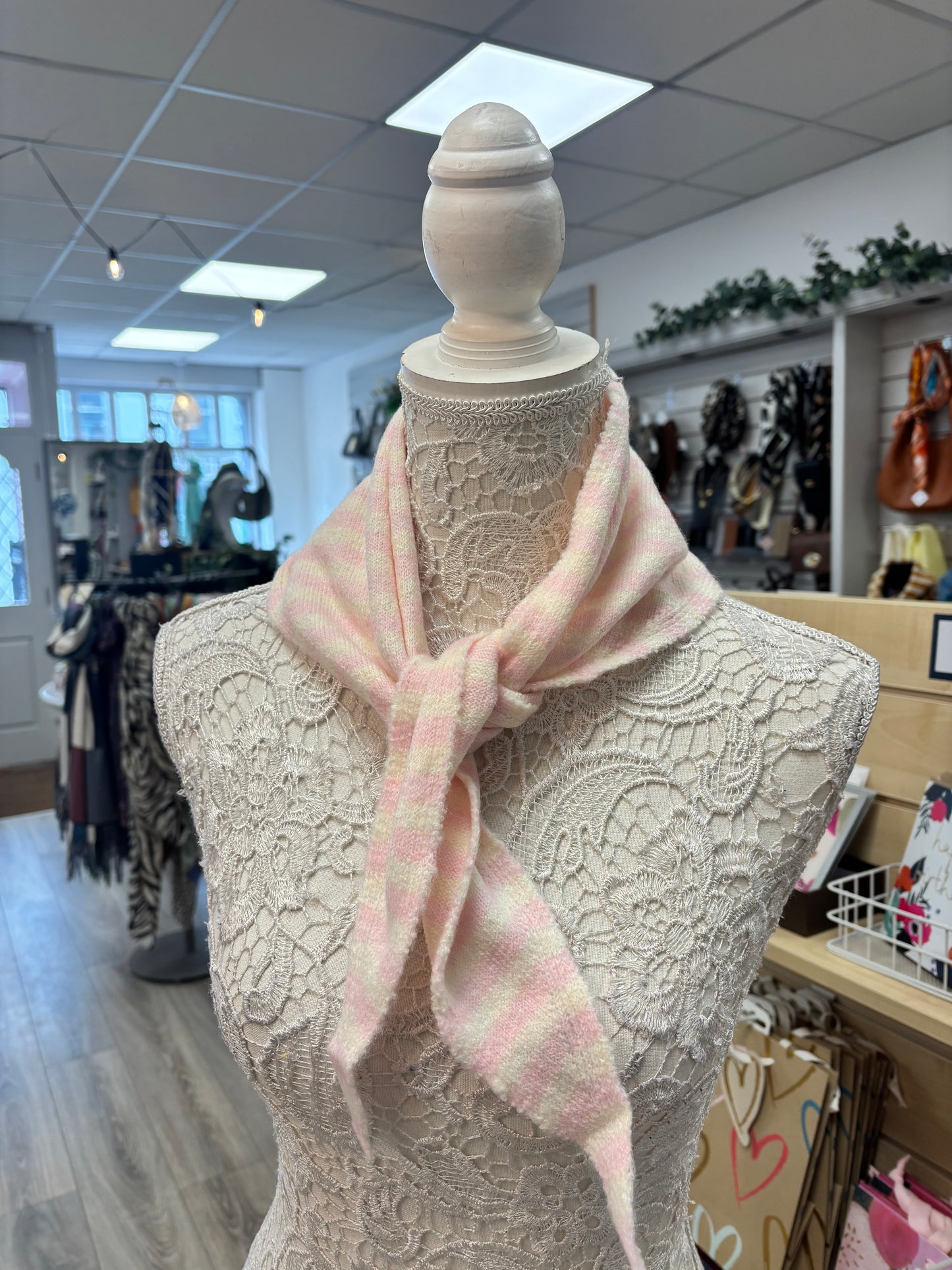 Delta fine knit scarf