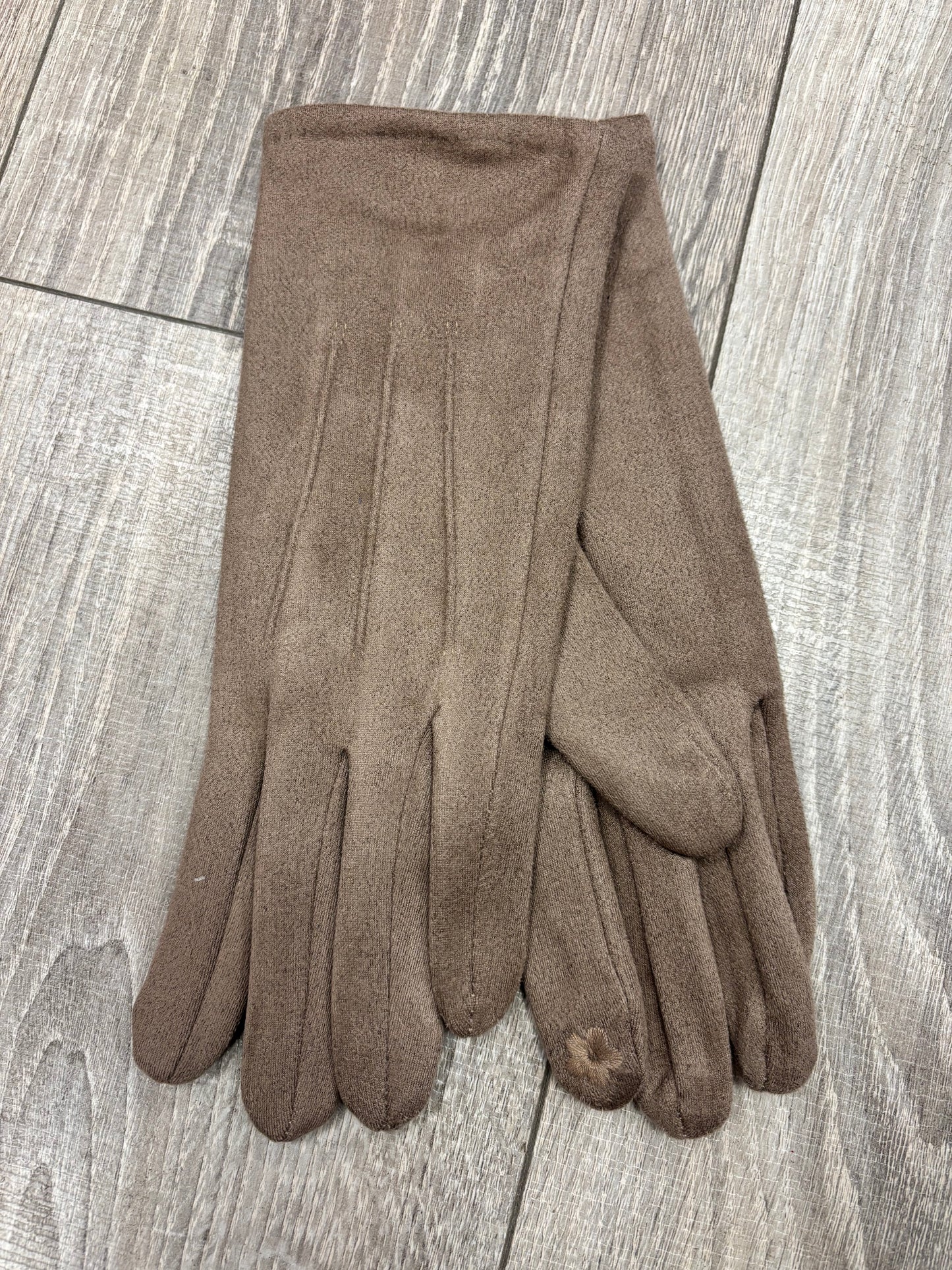Jess faux suede gloves