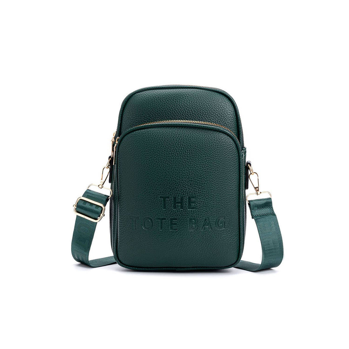 Clara Zip Top 3 Compartments Crossbody Handbag