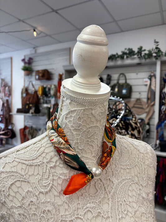 Roma pearl scarf